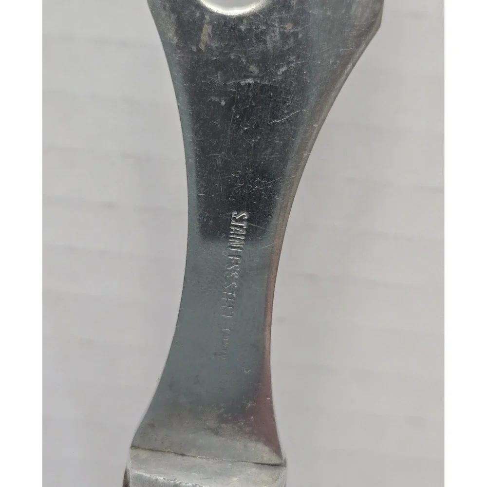 Vintage Wood Handle Bottle Opener Stainless‎ Steel Mid-century Modern